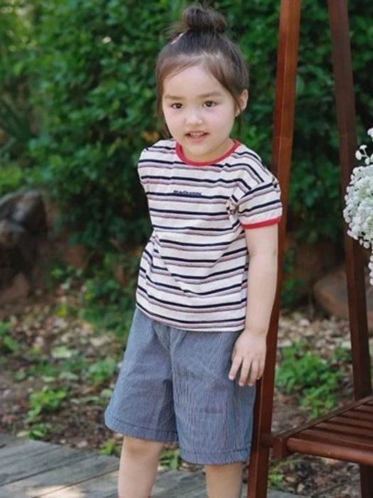 Stripe Denim Pants