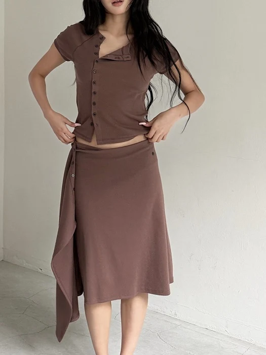 Button Set (Cardigan + Skirt) Button Set (Cardigan + Skirt)