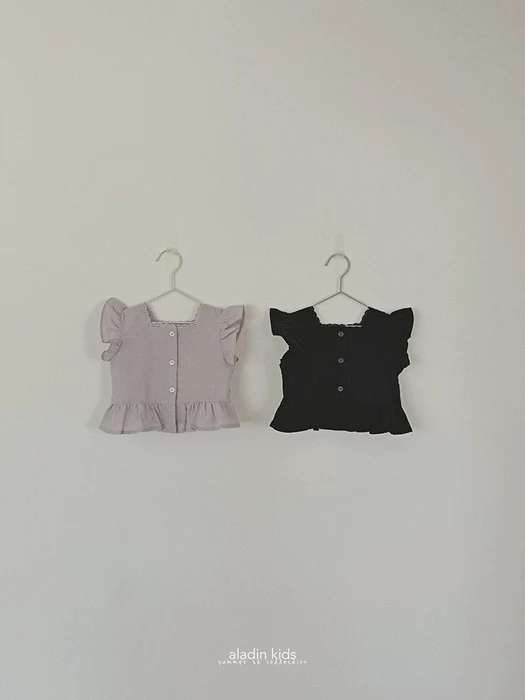 Lace Square-Neck Blouse
