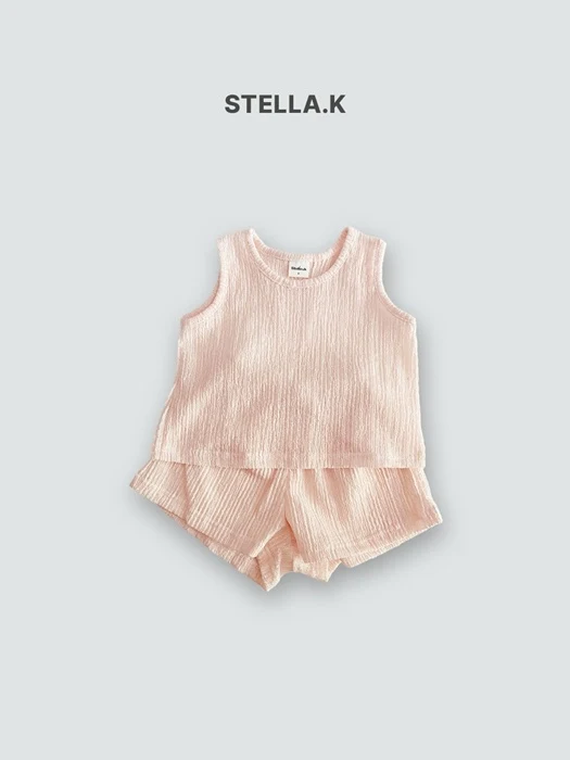 Trimed Sleeveless Set