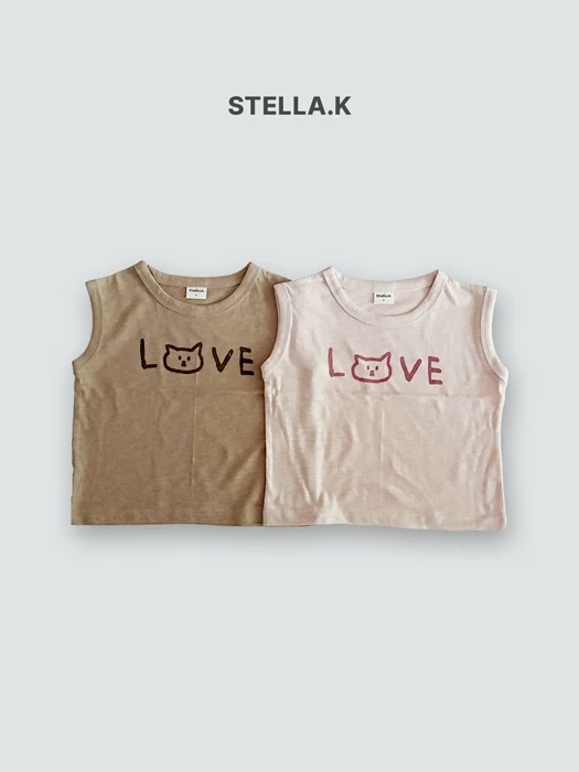 Love Sleeveless Tee