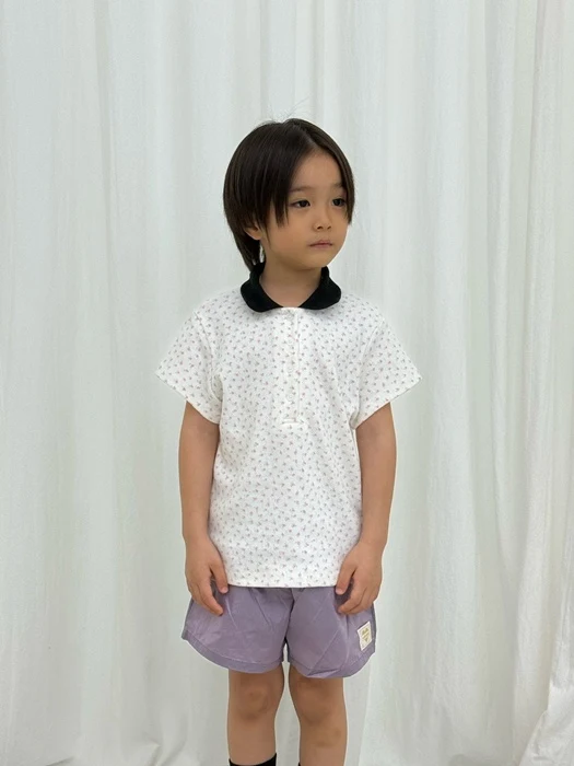 Flower Collar Tee