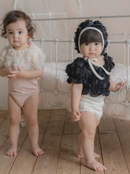 Baby Amelia Rose Swimsuit (Hat Set) Baby Amelia Rose Swimsuit (Hat Set)