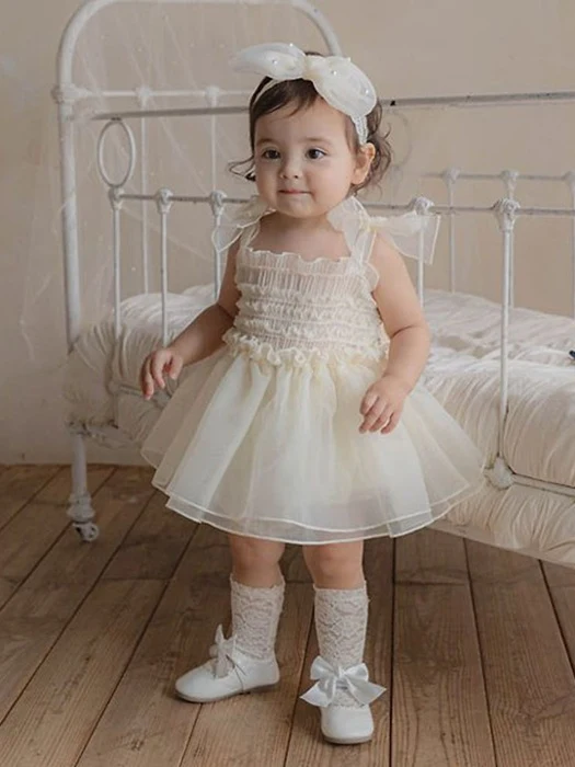 Baby Odette Organza One-piece Bodysuit Baby Odette Organza One-piece Bodysuit