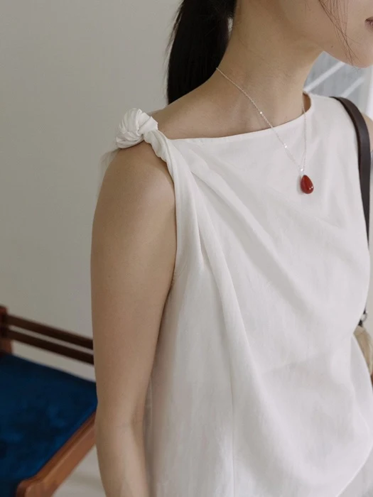 Lily Asymmetric Twist Blouse