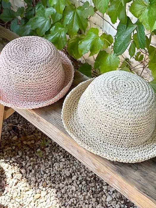 Rosiel Round Raffia Hat