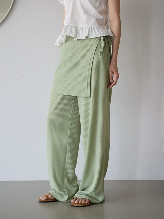 Joy Knitted Wrap Banding Pants
