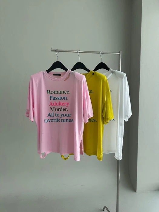 Romance Distressed Tee