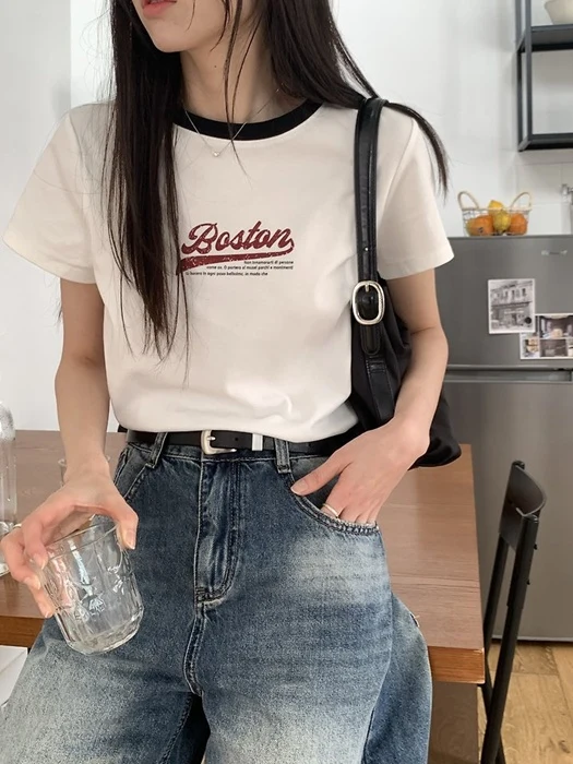 Boston Crop Tee