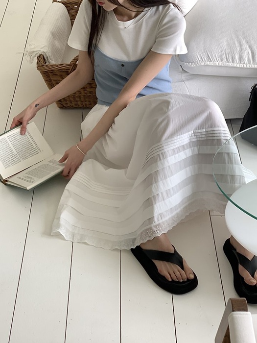 Dear Long Banded Skirt