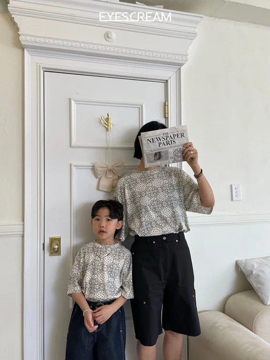 Semi Crop Paisley Tee (Adult)