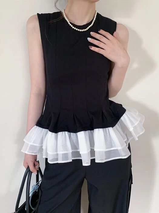 Sleeveless Layer Vest