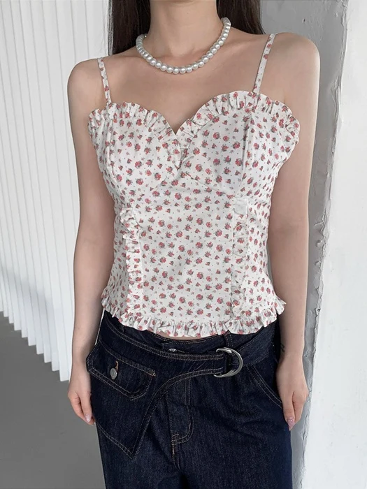 Floral Sleeveless Top Floral Sleeveless Top