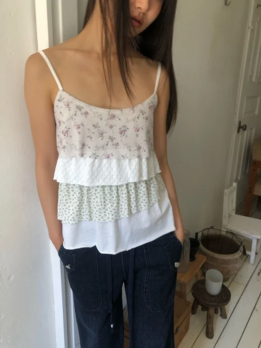 Triple-Strap Sleeveless Top Triple-Strap Sleeveless Top