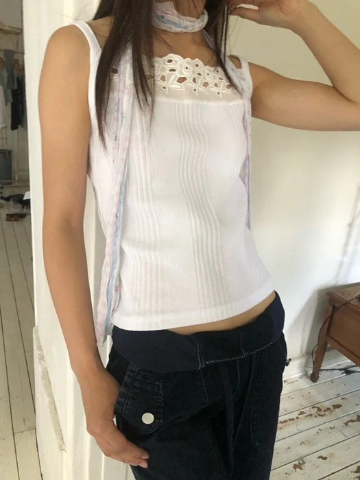 Volume Sleeveless Top