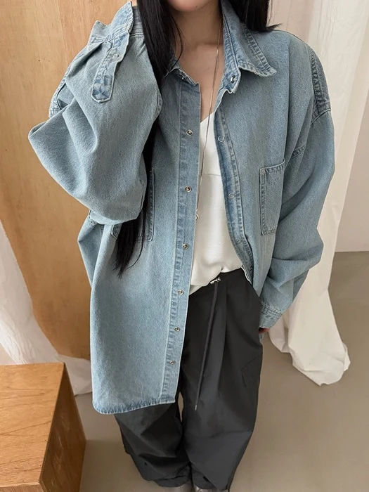 Brushed Denim Shirt