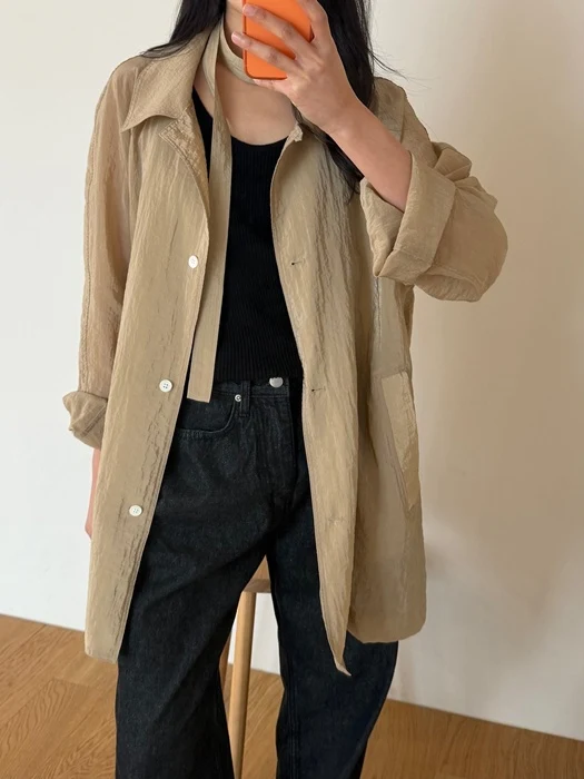 Washed Trench Coat Washed Trench Coat