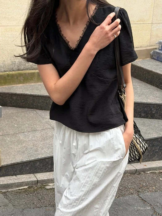 Blossom V-Neck Blouse