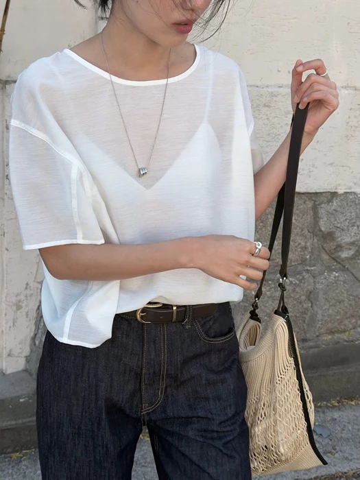 Wave Neck Blouse Wave Neck Blouse