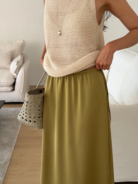 Buddy Satin Skirt