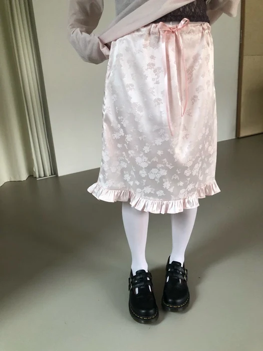 Jacquard Frill Skirt