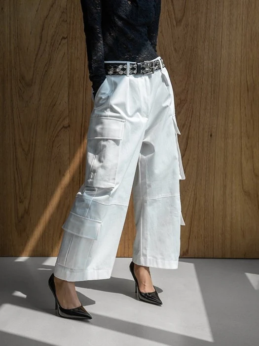 Structured Double Cargo Pants