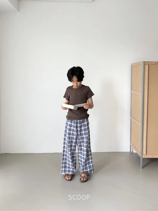 Capri Check Pants