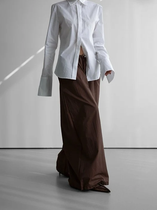 Cotton Balloon Wide Trousers Cotton Balloon Wide Trousers