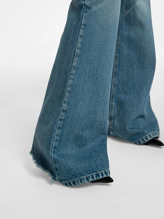 Classic Flared Denim Jeans Classic Flared Denim Jeans