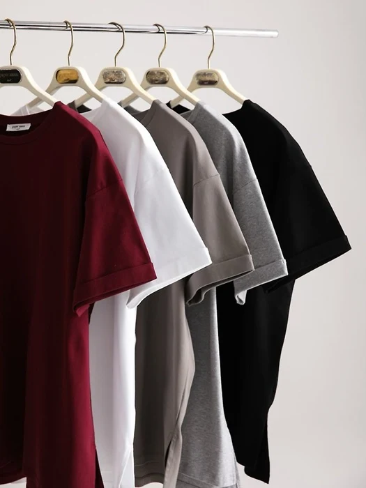 Premium Cotton Roll-Up Tee Premium Cotton Roll-Up Tee