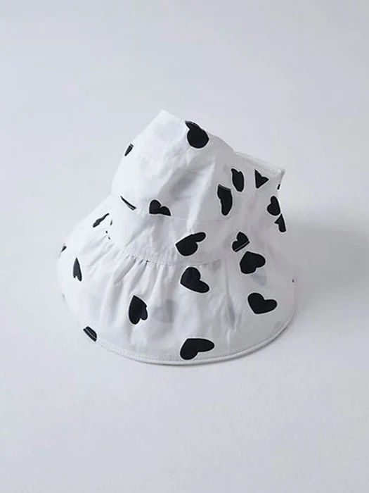Heart Wide Sun Cap Heart Wide Sun Cap