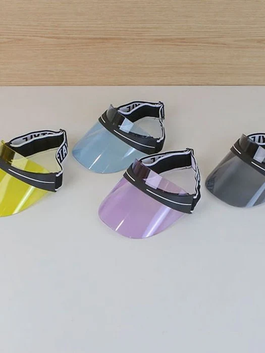 Transparent Color Sun Cap Transparent Color Sun Cap