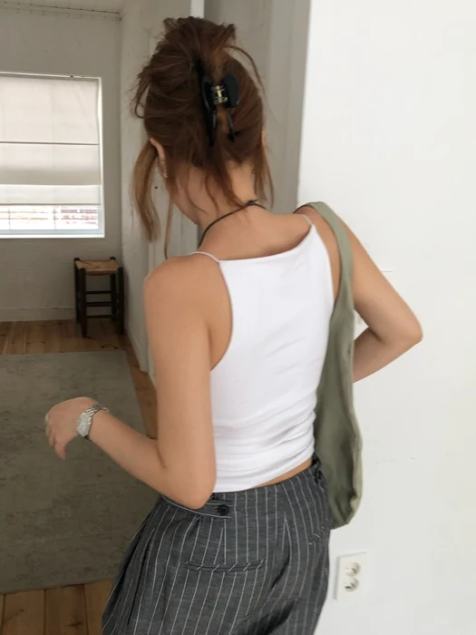 Piping Sleeveless Top Piping Sleeveless Top