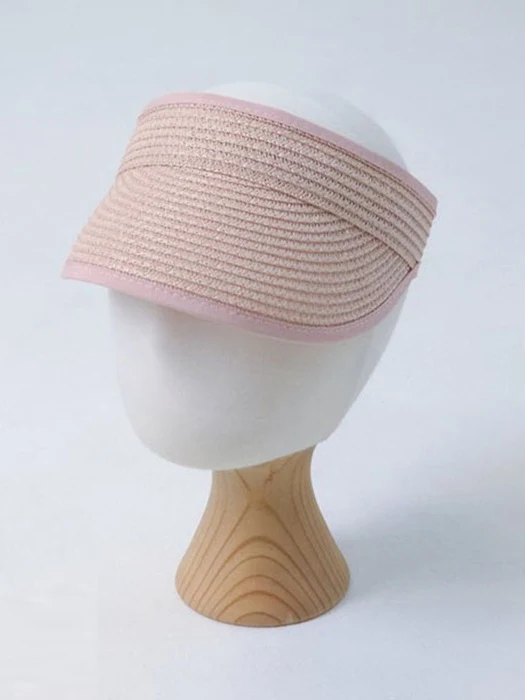 Plain Raffia Roll-Up Sun Cap L Plain Raffia Roll-Up Sun Cap L