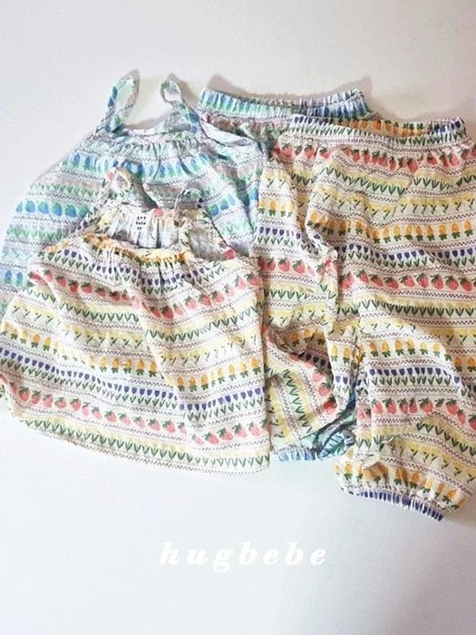 Fruity Strap Sleeveless Set Fruity Strap Sleeveless Set