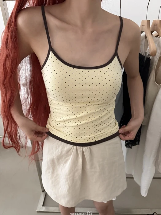 Swim Dot Sleeveless Top Swim Dot Sleeveless Top