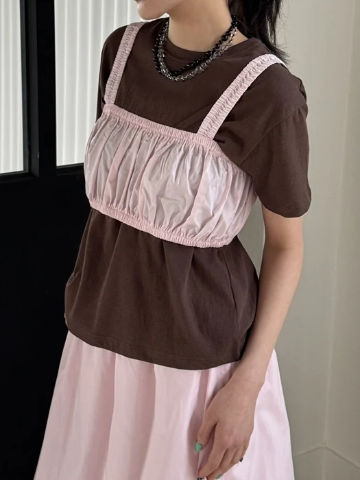 Banded Cotton Bustier