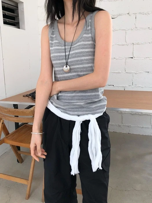 Days Stripe Sleeveless Top
