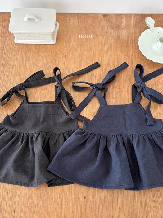 Soft Denim Strap Blouse