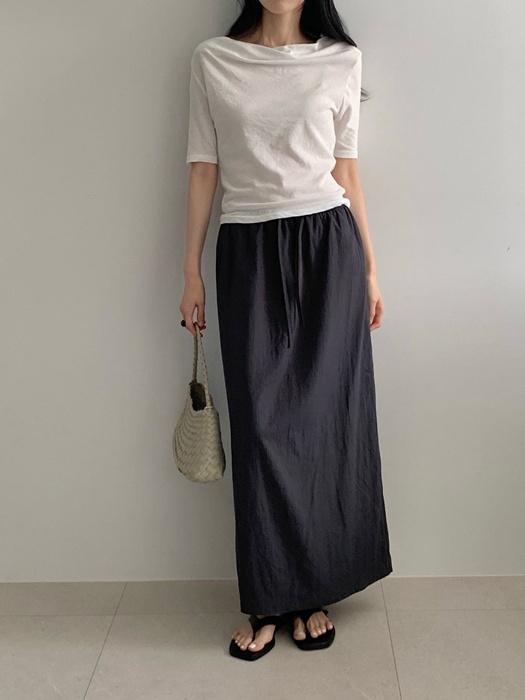 More Shirring Flare Tee