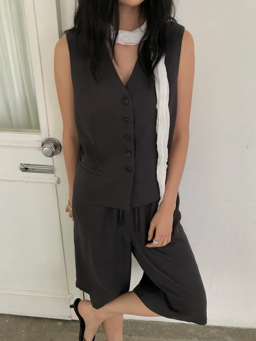 Linen Vest