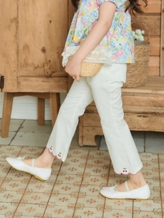 Embroidered Flare Pants