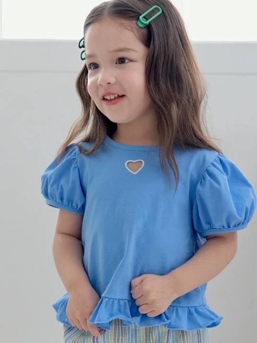 Heart Summer Frill Tee