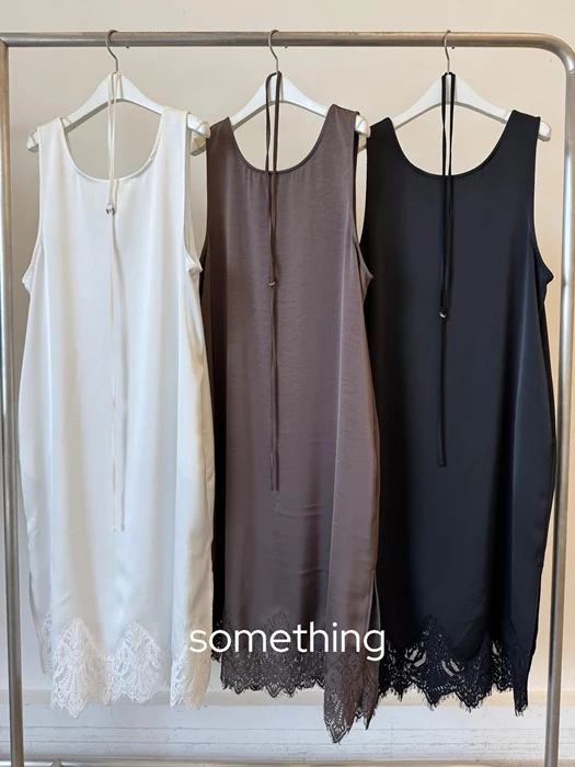 Satin Layered One-piece