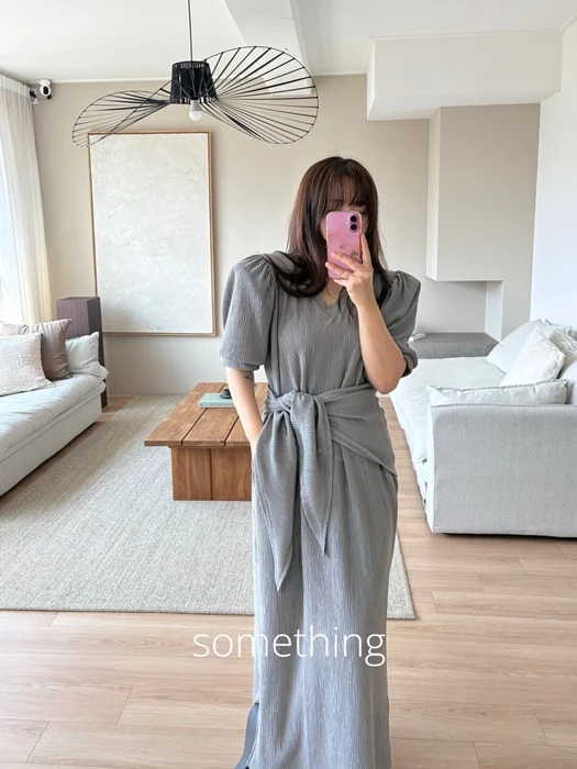 Shawl Pleated One-piece