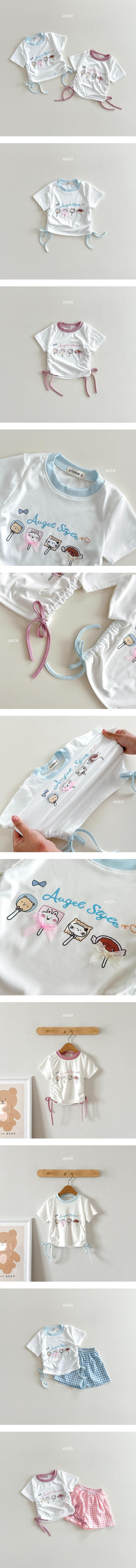 Aker - Korean Children Fashion - #littlefashionista - Candy Frill Tee