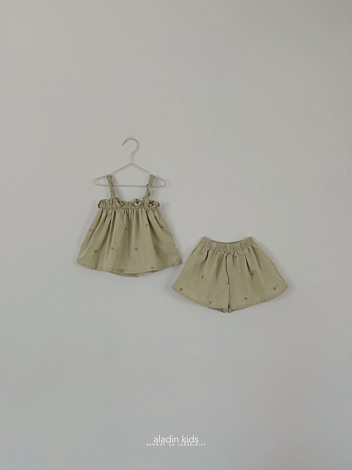 Aladin - Korean Children Fashion - #discoveringself - Embroidered Sleeveless Blouse - 10