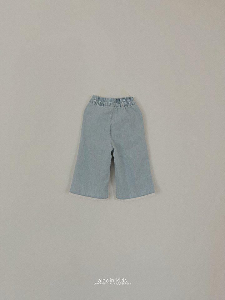 Aladin - Korean Children Fashion - #fashionkids - Lace Denim Pants - 2