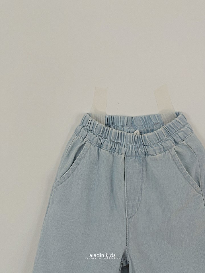 Aladin - Korean Children Fashion - #kidsshorts - Lace Denim Pants - 3