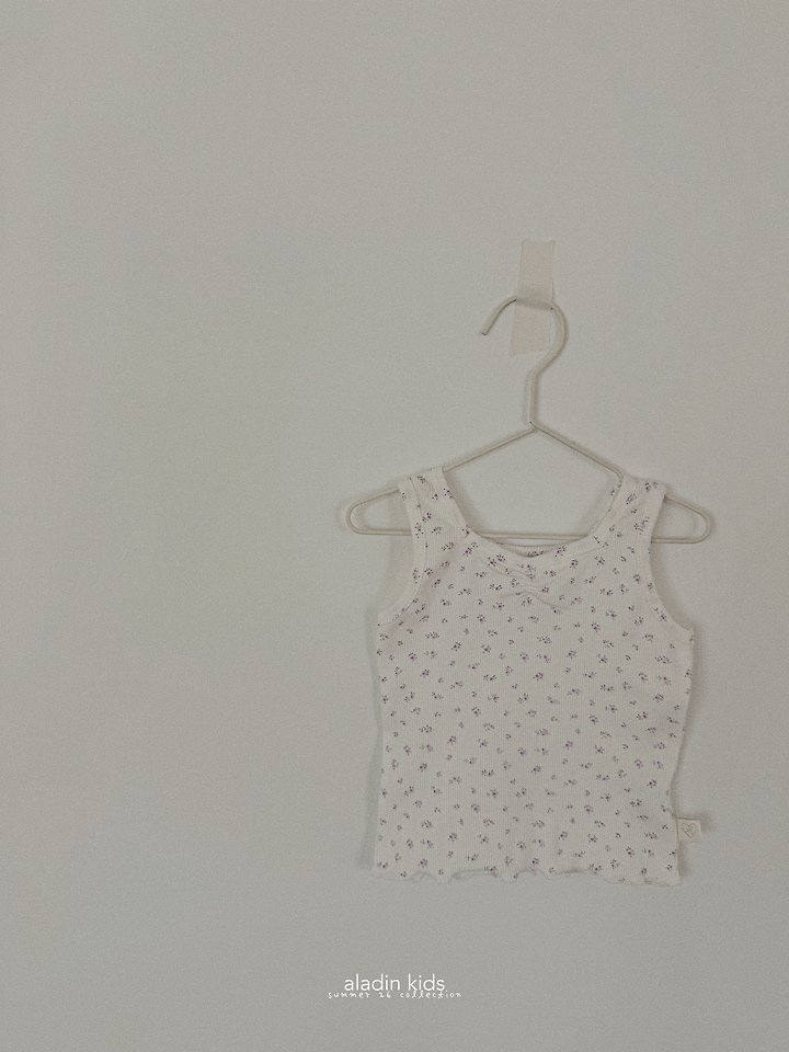 Aladin - Korean Children Fashion - #kidzfashiontrend - Square-Neck Sleeveless Top - 2